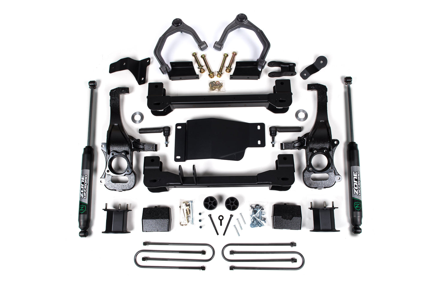 4 Inch Lift Kit For 2025 Silverado/Sierra 1500 Custom Trail Boss/LT Trail Bass/AT4 4WD 3 Inch Rear Block Spacer Front Zone Offroad