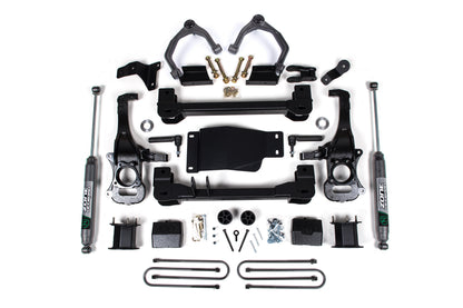 4 Inch Lift Kit For 2025 Silverado/Sierra 1500 Custom Trail Boss/LT Trail Bass/AT4 4WD 3 Inch Rear Block Spacer Front Zone Offroad-3