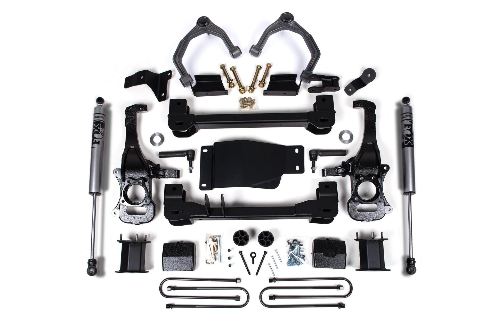Zone Offroad 6 Inch Lift Kit For 2025 Silverado/Sierra 1500 Custom/LT/LTZ/PPV/RST/WT/Elevation/PRO/SLE/SLT 4WD 5 Inch Rear Block Spacer Front Zone Offroad