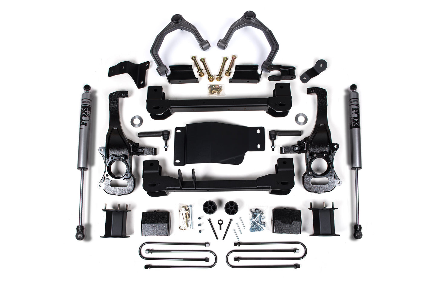 6 Inch Lift Kit For 2025 Silverado/Sierra 1500 Custom/LT/LTZ/PPV/RST/WT/Elevation/PRO/SLE/SLT 4WD 5 Inch Rear Block Spacer Front Zone Offroad-1