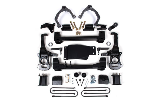 25-26 Chevrolet Silverado 1500 - GMC Sierra 1500 4WD 6 Inch Suspension Lift Kit, 5 Inch Rear Lift, Block - Nitro Loaded Struts, Nitro Shocks Zone Offroad
