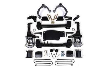 6 Inch Lift Kit For 2025 Silverado/Sierra 1500 Custom/LT/LTZ/PPV/RST/WT/Elevation/PRO/SLE/SLT 4WD 5 Inch Rear Block Spacer Front Zone Offroad