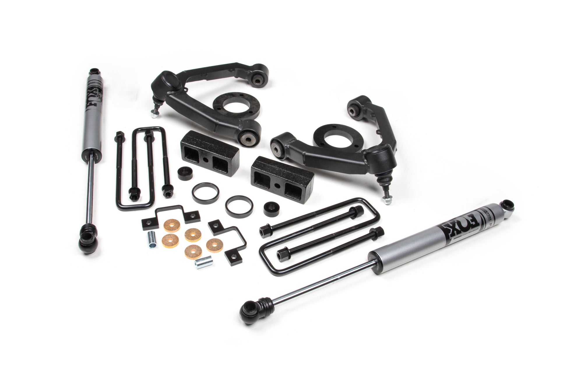 23-26 GM Colorado Trail Boss/GMC AT4 3 Inch Adventure Series Lift Kit, 2.5 Inch Rear Lift, Block - Nitro Shocks Zone Offroad