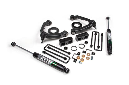 23-26 GM Colorado Trail Boss/GMC AT4 3 Inch Adventure Series Lift Kit, 2.5 Inch Rear Lift, Block - Nitro Shocks Zone Offroad-2