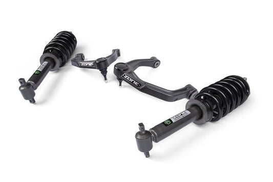 19-26 Chevrolet Silverado 1500 - GMC Sierra 1500 4WD 2 Inch Leveling Kit, 0 Inch Rear Lift - Nitro Loaded Struts Zone Offroad-1