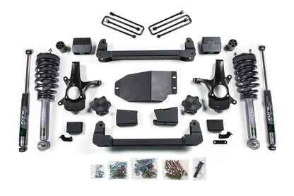 07-13 Chevrolet Silverado 1500 - GMC Sierra 1500 4WD 4.5 Inch Suspension Lift Kit, 3 Inch Rear Lift, Block - N/A, Nitro Shocks Zone Offroad