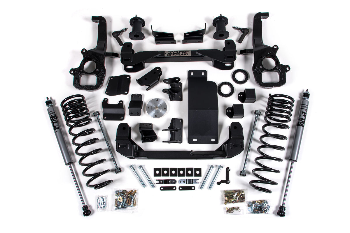 19-23 RAM 1500 4WD 4 Inch Front 3 Inch Rear Lift Kit With OE 22 Inch Wheels Zone Offroad-6