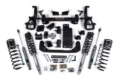 19-24 Ram 1500 4WD 4 Inch Suspension Lift Kit (Large Bore), 3 Inch Rear Lift, Coil Spring - Nitro Loaded Struts, Nitro Shocks Zone Offroad-3