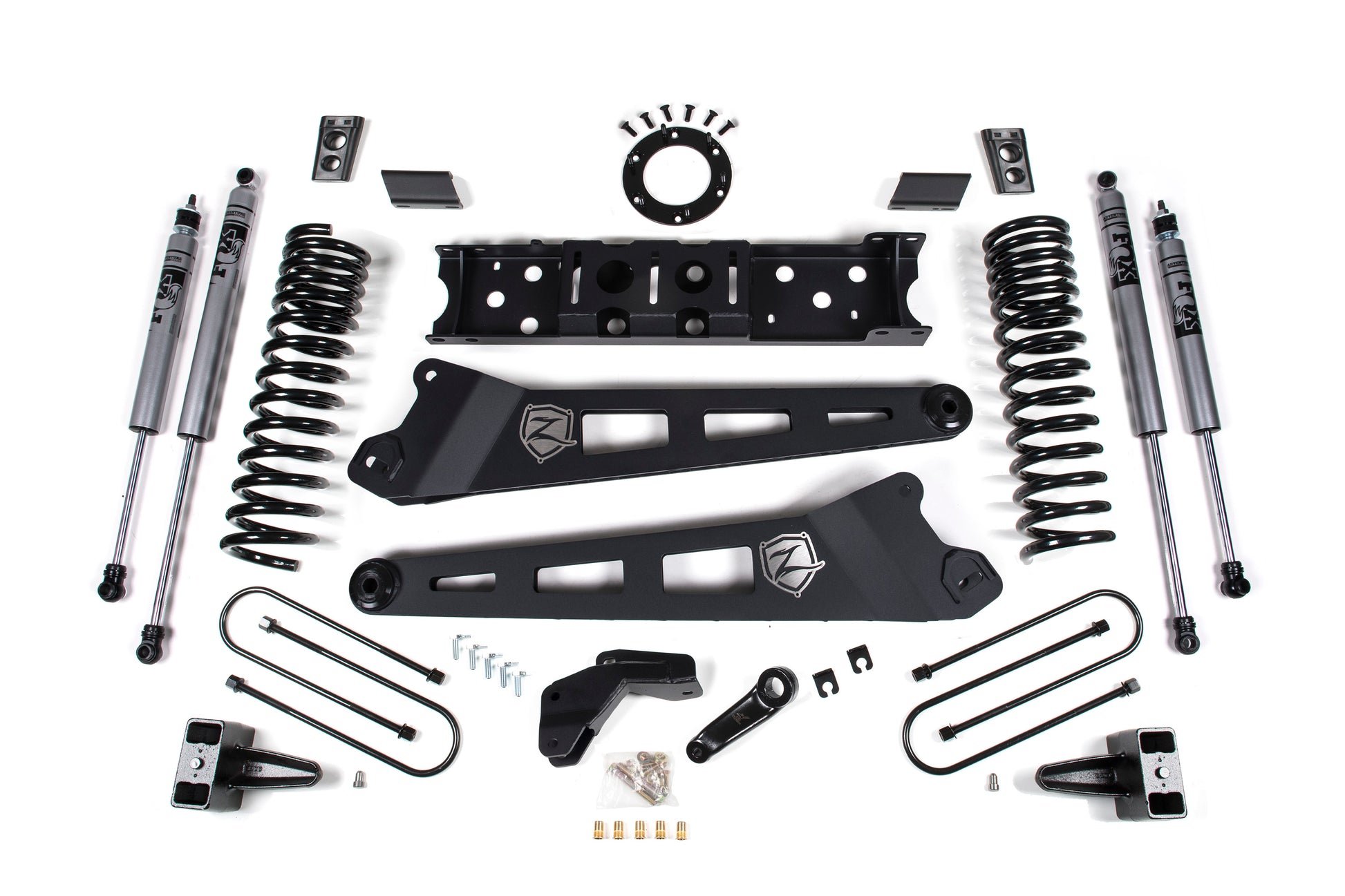 19-24 RAM 3500 4 Inch Radius Arm Bracket Gas 3 Inch Rear Block Without Overload Zone Offroad-7