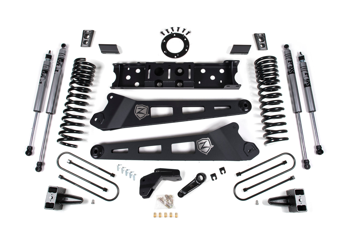 19-24 RAM 3500 4 Inch Radius Arm Bracket Gas 3 Inch Rear Block With Overload Zone Offroad-3