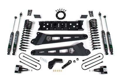 19-24 RAM 3500 6.5 Inch Radius Arm 5 Inch Rear Block Without Overload Diesel 6-Bolt T-Case Zone Offroad-3