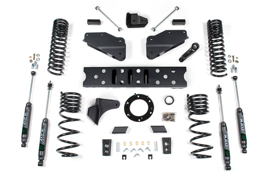 19-24 RAM 2500 6.5 Inch Radius Arm Bracket 4.5 Inch Rear Coils Diesel 6-Bolt T-Case Zone Offroad