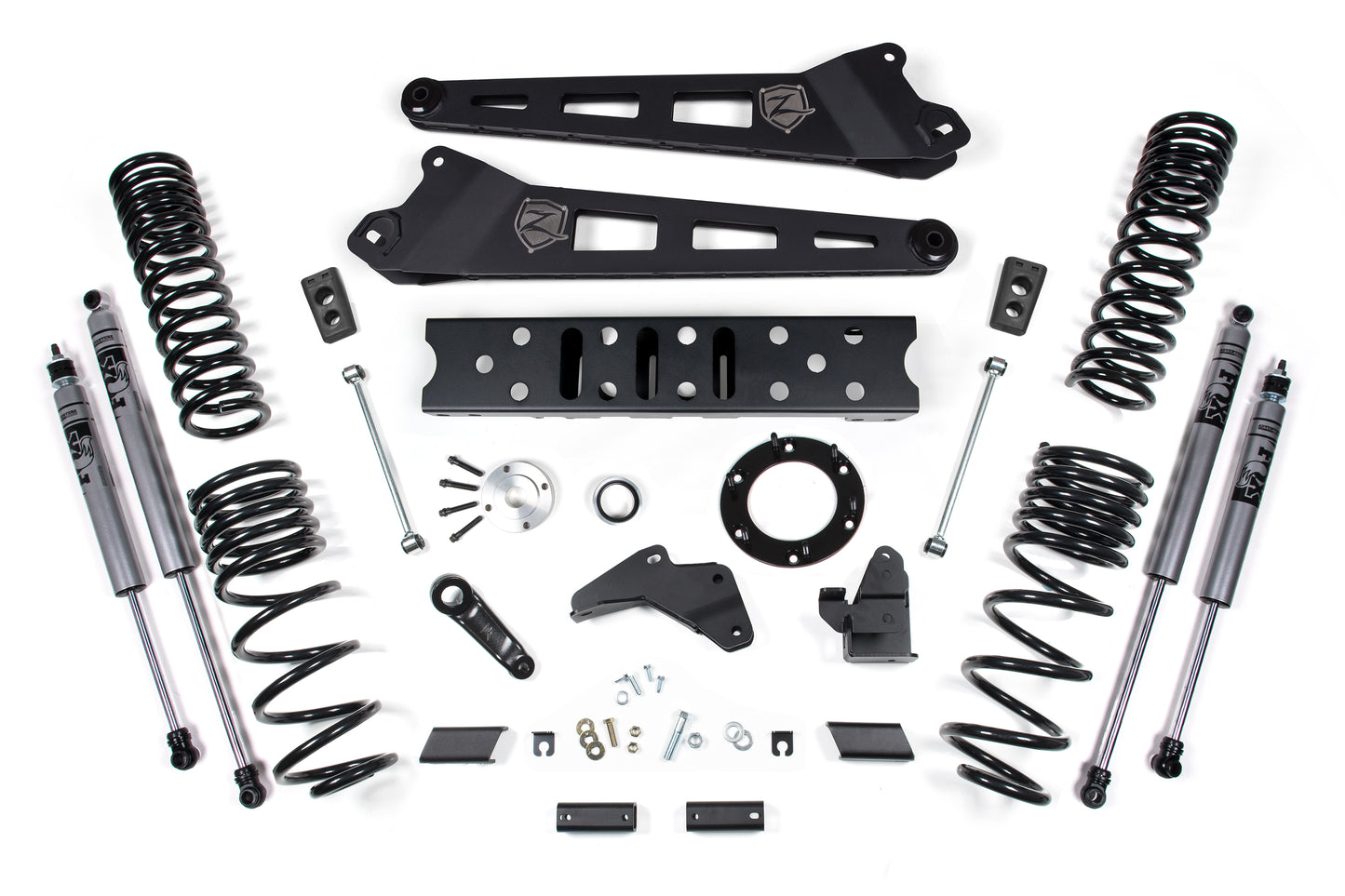 19-24 RAM 2500 6.5 Inch Radius Arm 4.5 Inch Rear Coils Diesel 6-Bolt T-Case Zone Offroad-3