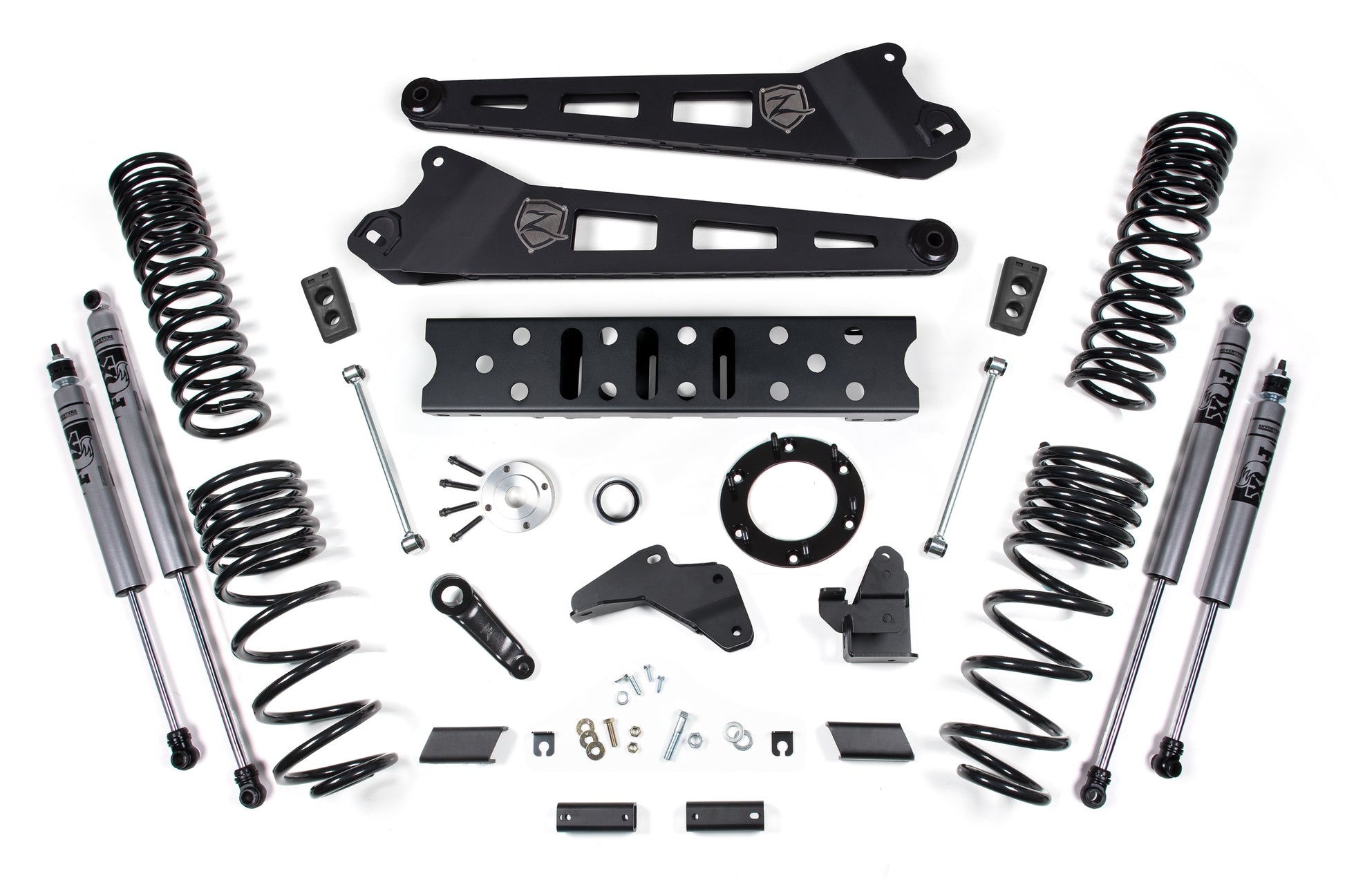19-24 RAM 2500 6.5 Inch Radius Arm 4.5 Inch Rear Coils Diesel 6-Bolt T-Case Zone Offroad-3