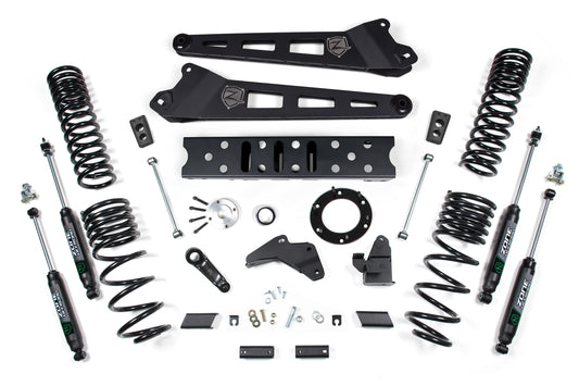 19-24 RAM 2500 6.5 Inch Radius Arm 4.5 Inch Rear Coils Diesel 6-Bolt T-Case Zone Offroad