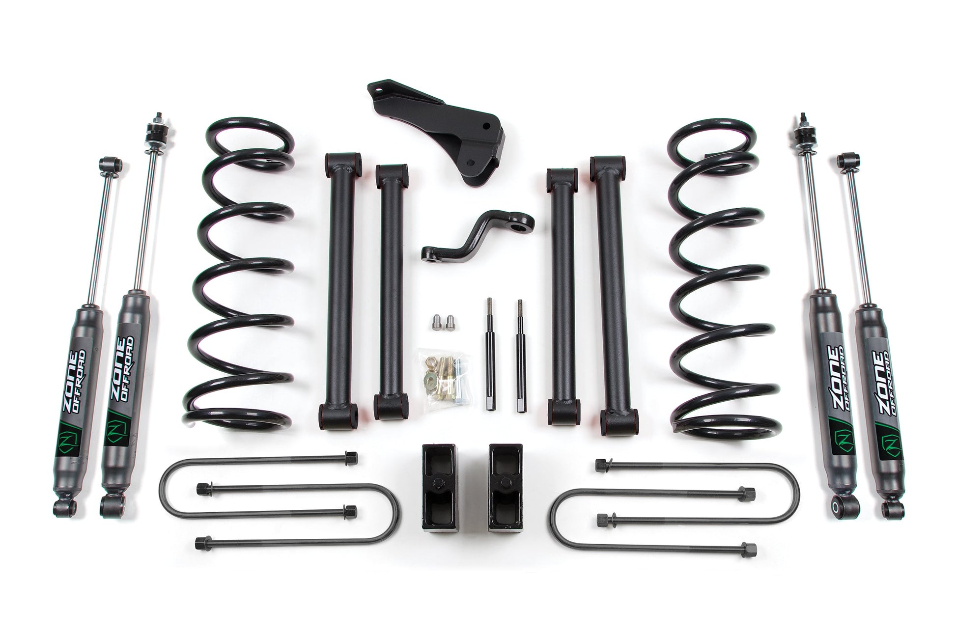 2008 Dodge Ram 2500/3500 5 Inch Lift Kit w/ 4 Inch Axle w/Fox Shocks Zone Offroad