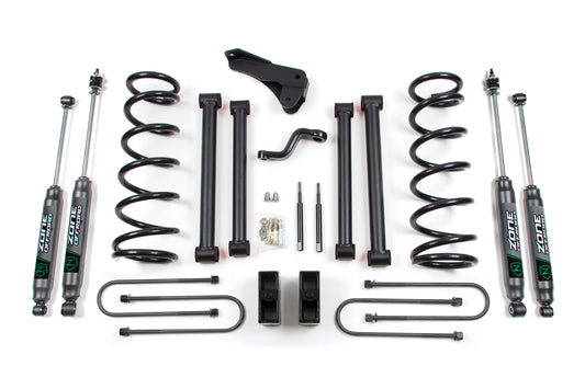 2008 Dodge Ram 2500/3500 5 Inch Lift Kit w/ 4 Inch Axle w/Fox Shocks Zone Offroad
