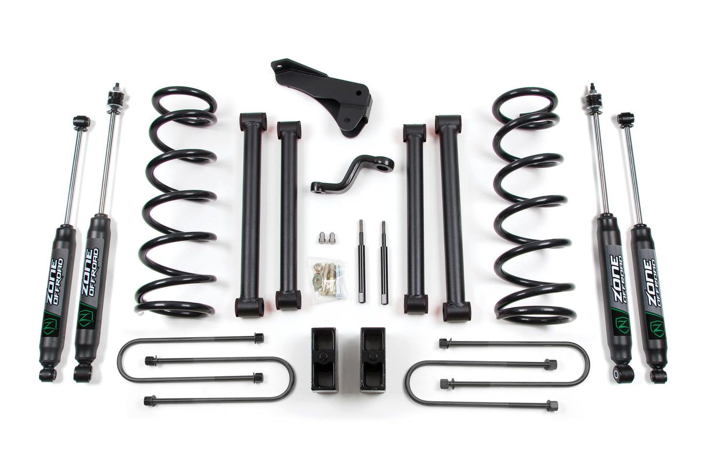 08 Dodge RAM 2500/3500 5 Inch Lift Kit With 4-1/8 Axle With Nitro Shocks Zone Offroad