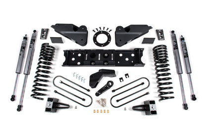19-24 RAM 3500 5.5 Inch Radius Arm Bracket 5 Inch Rear Block With Overload Gas 6-Bolt T-Case Zone Offroad-6
