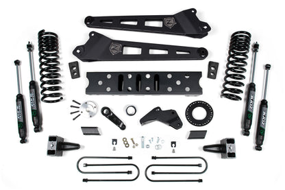 19-24 RAM 3500 5.5 Inch Radius Arm 5 Inch Rear Block Without Overload Gas 6-Bolt T-Case Zone Offroad
