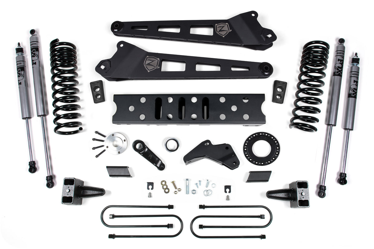 19-24 RAM 3500 5.5 Inch Radius Arm 5 Inch Rear Block With Overload Gas 6-Bolt T-Case Zone Offroad-6