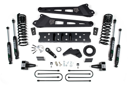 19-24 RAM 3500 5.5 Inch Radius Arm 5 Inch Rear Block With Overload Gas 6-Bolt T-Case Zone Offroad-1