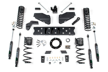 19-24 RAM 2500 5.5 Inch Radius Arm Bracket 4.5 Inch Rear Coil Gas 6-Bolt T-Case Zone Offroad-2