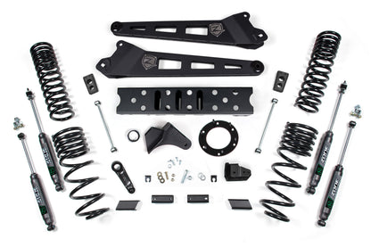 19-24 RAM 2500 5.5 Inch Radius Arm 4.5 Inch Rear Coils Gas 6-Bolt T-Case Zone Offroad-3