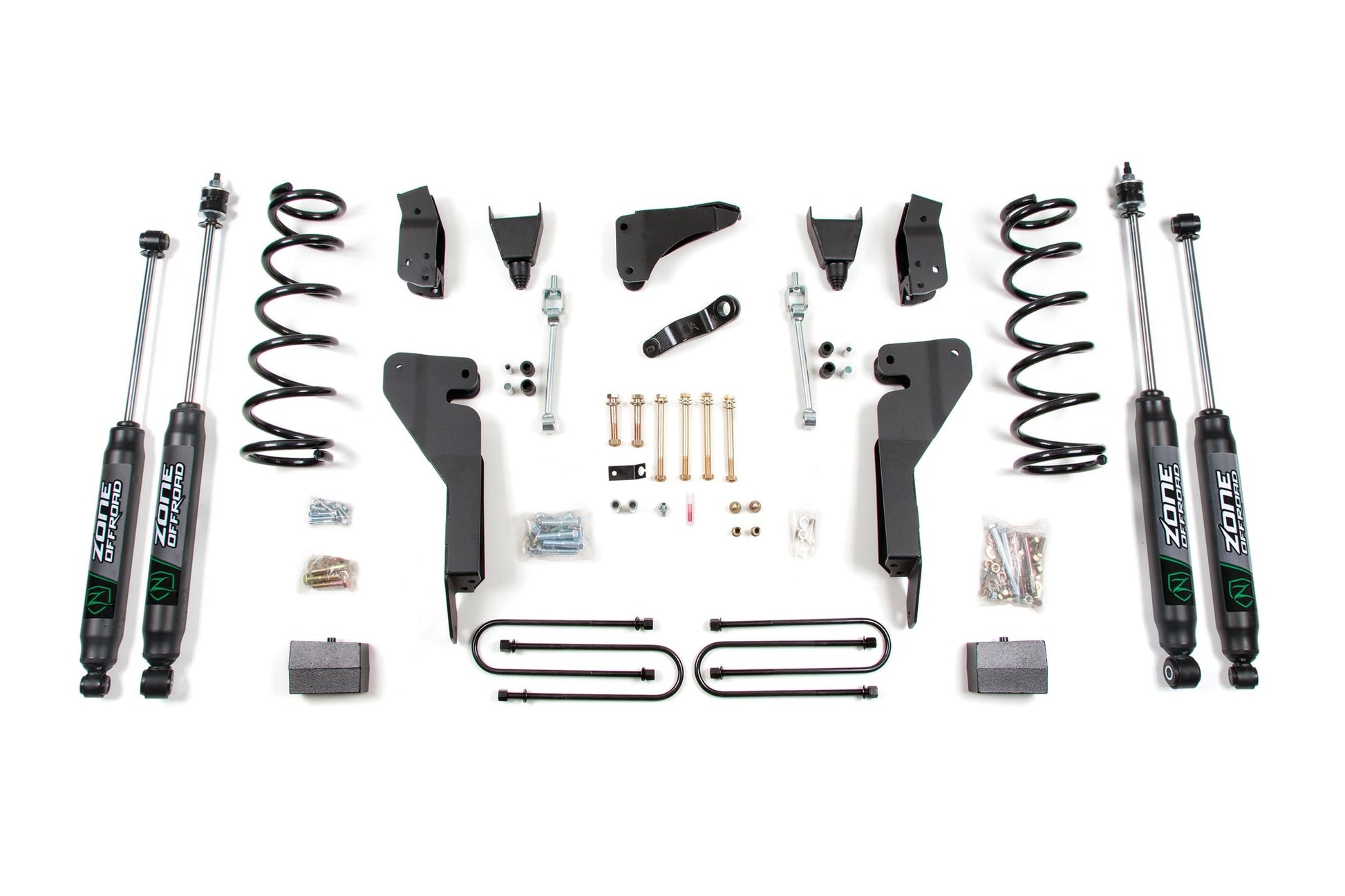 Zone Offroad 09-13 Dodge RAM 2500/3500 6 Inch Lift With 3.5 Inch Axle Diesel Block With Nitro Shocks Zone Offroad