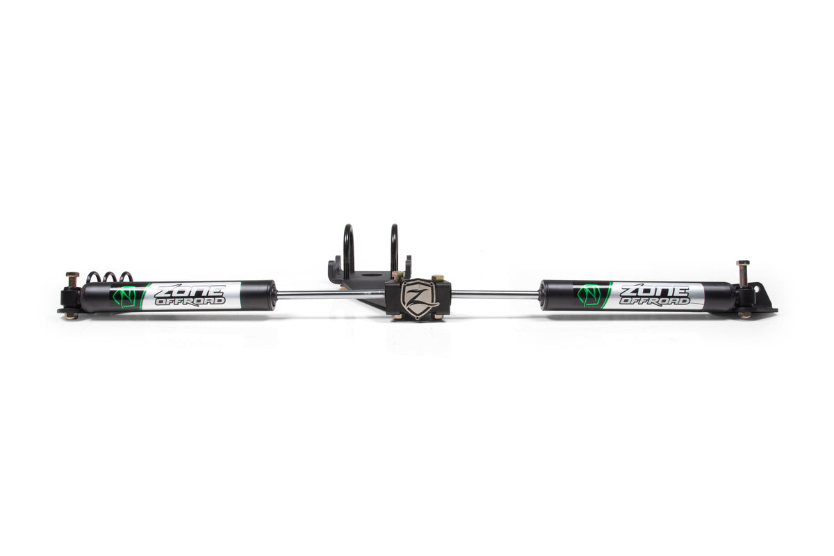 08-13 Ram 2500/3500 4WD Dual Steering Stabilizer Kit Zone Offroad-1