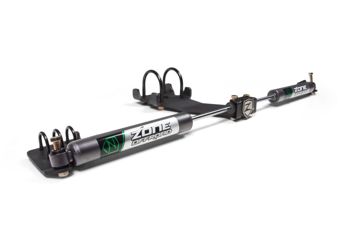 08-13 Ram 2500/3500 4WD Dual Steering Stabilizer Kit Zone Offroad-3