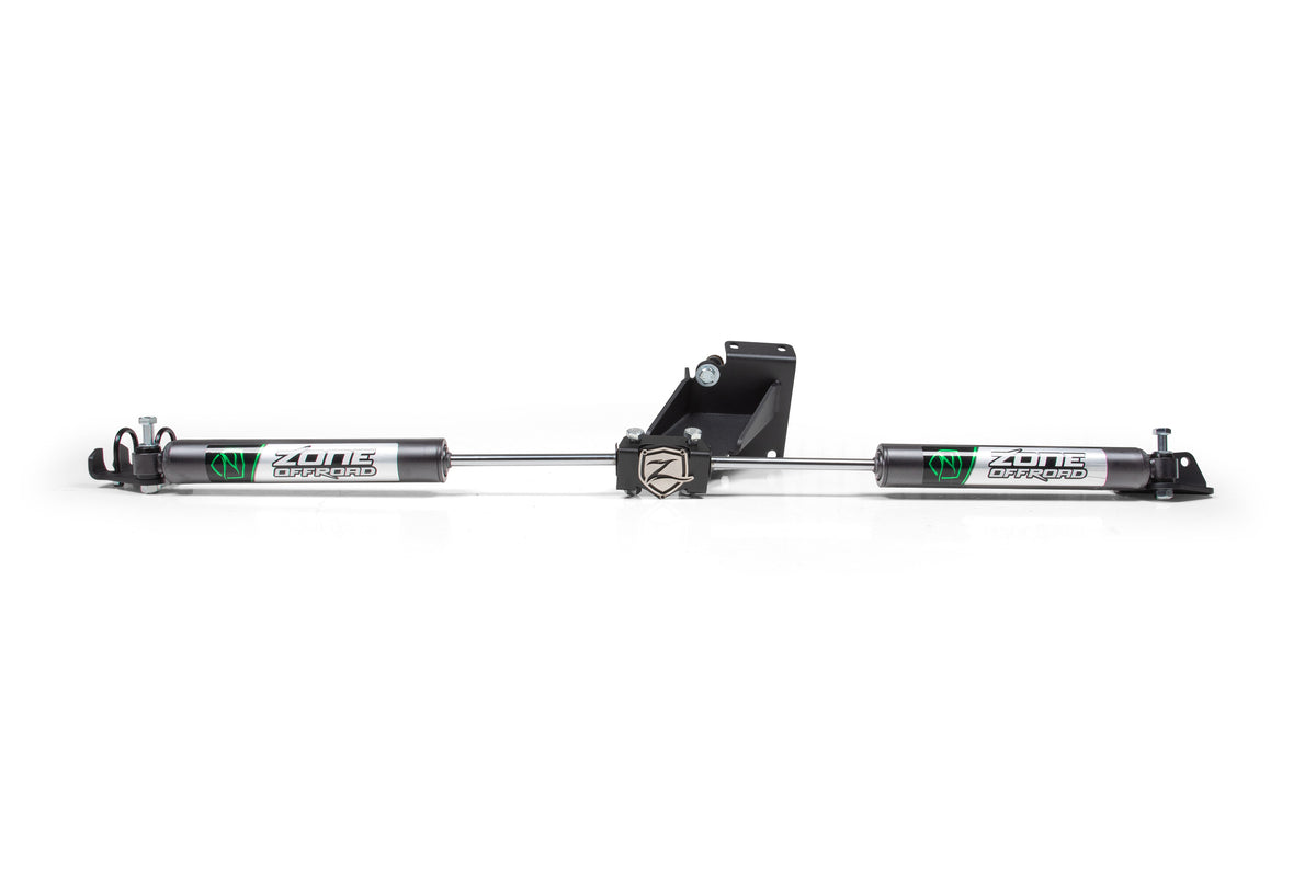 2014-2024 Ram 3500/2014-2022 Ram 2500 4WD Dual Steering Stabilizer Kit Zone Offroad-4
