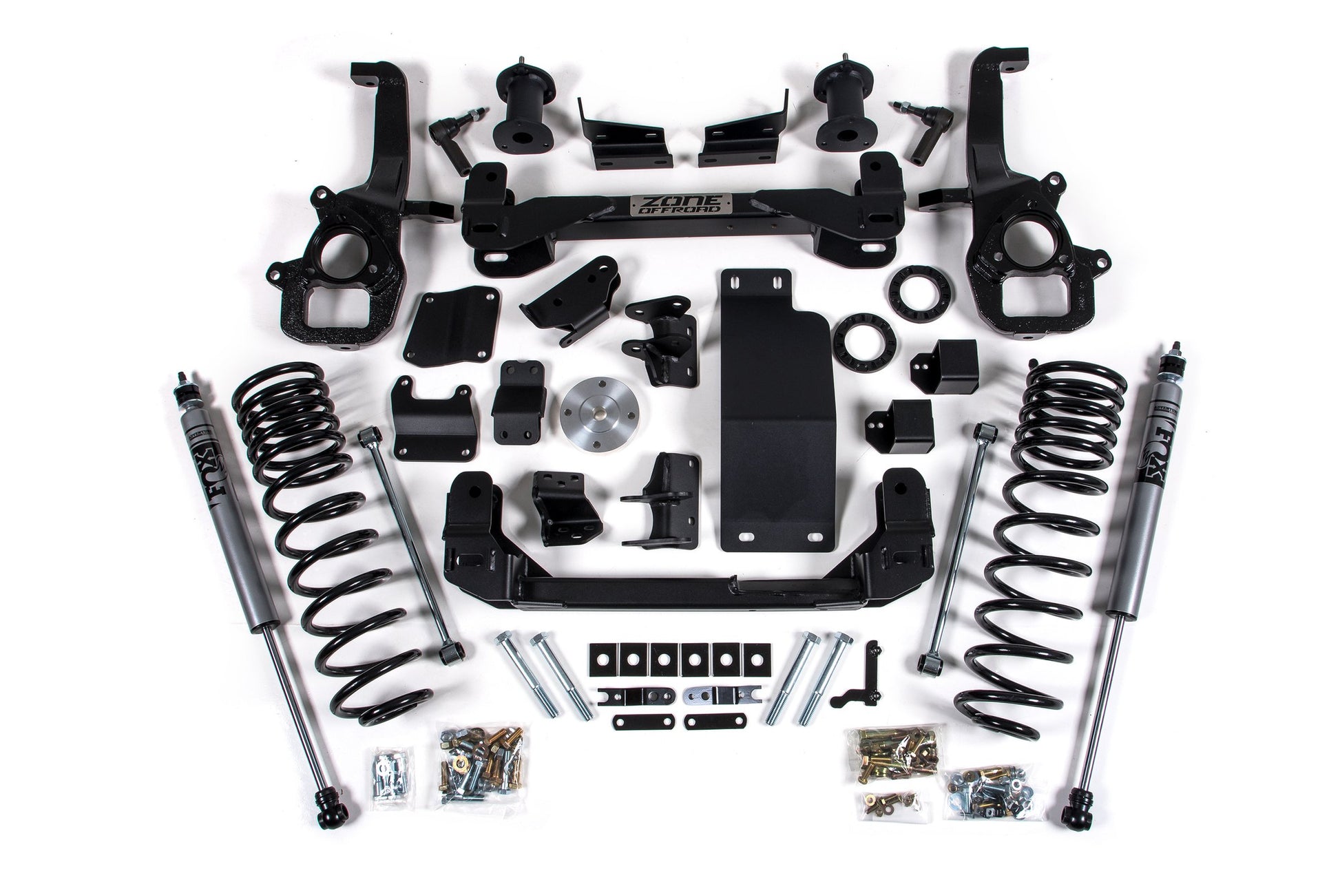 Zone Offroad 6 Inch Lift Kit for 2025 Ram 1500 4WD 6 Inch Front 5 Inch Rear Suspension Lift System Standard Bore Zone Offroad