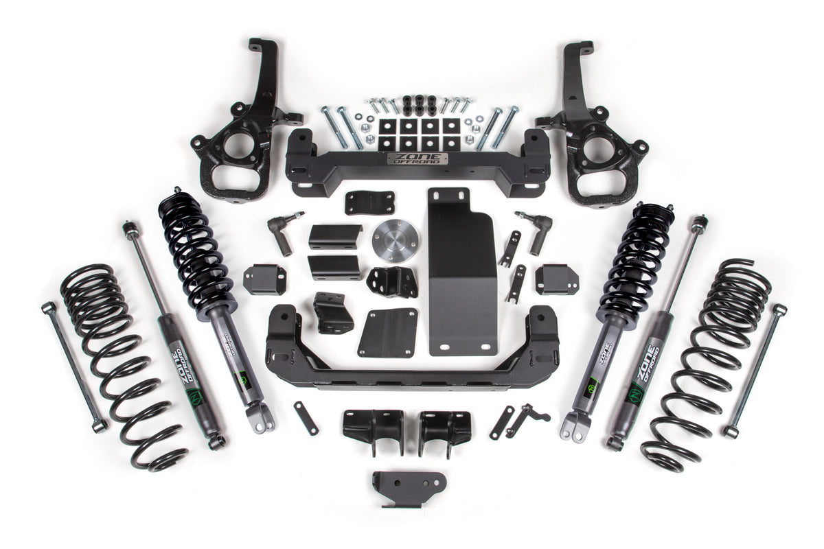 6 Inch Lift Kit for 2025 Ram 1500 4WD 6 Inch Front 5 Inch Rear Suspension Lift System Standard Bore Zone Offroad-9
