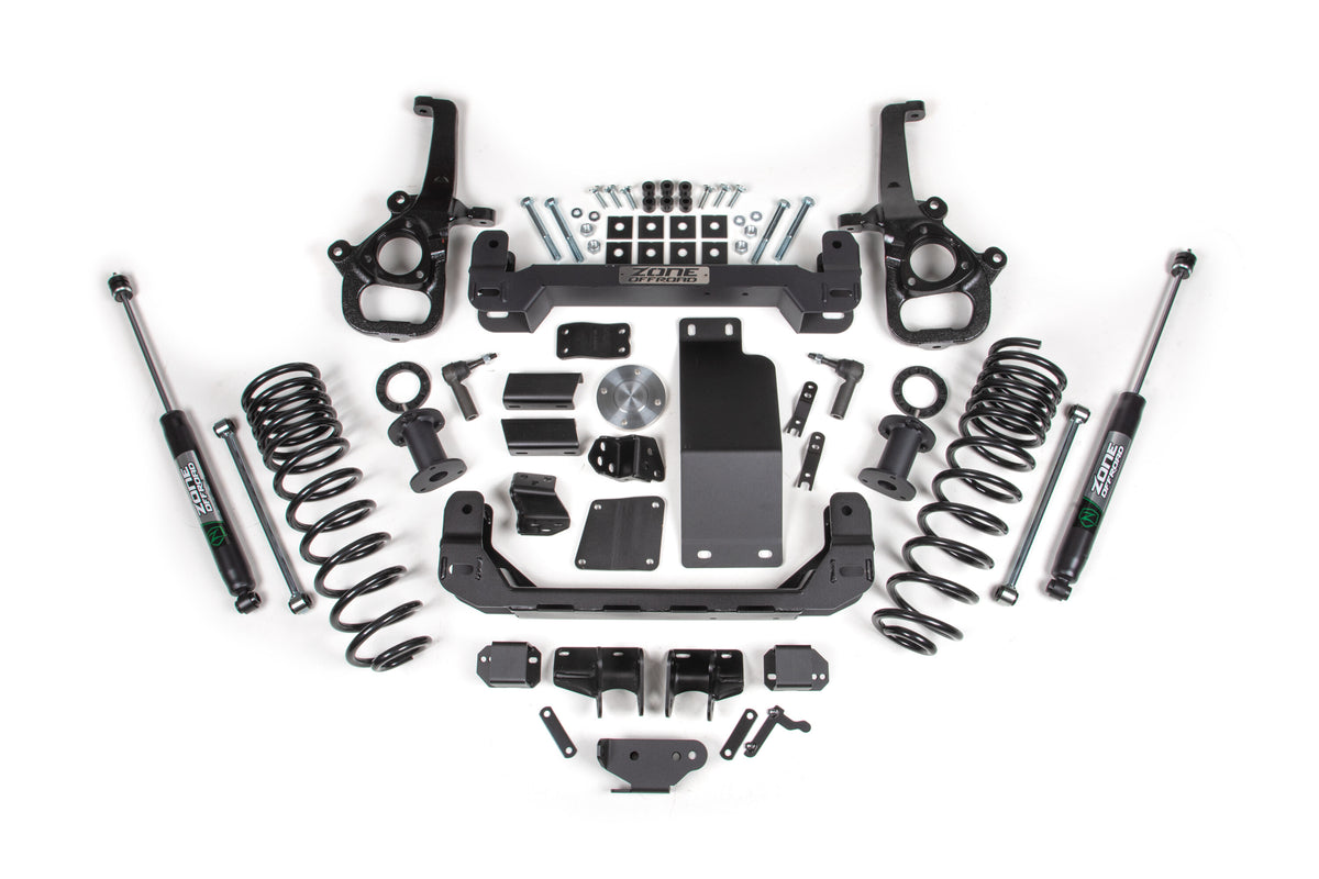 6 Inch Lift Kit for 2025 Ram 1500 4WD 6 Inch Front 5 Inch Rear Suspension Lift System Standard Bore Zone Offroad-15