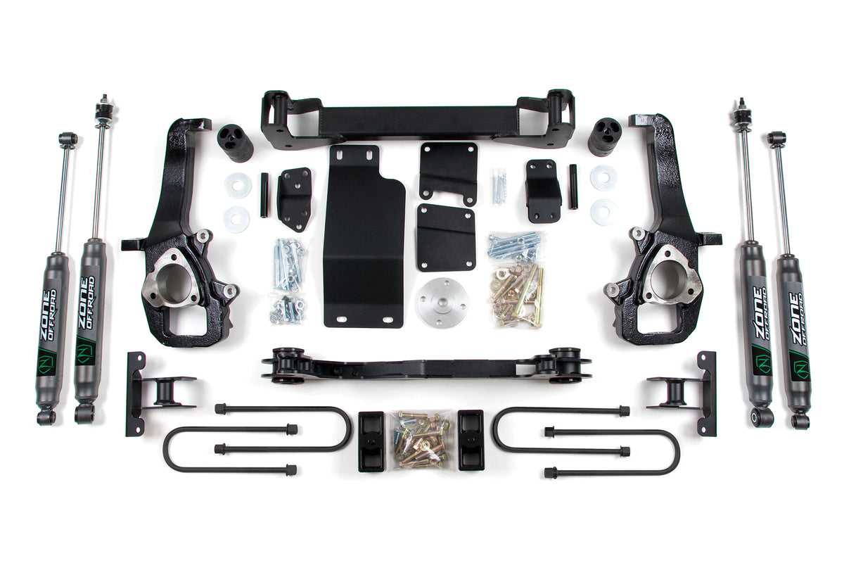 02-05 Dodge RAM 1500 5.0 Inch Lift Kit With Nitro Shocks Zone Offroad-3