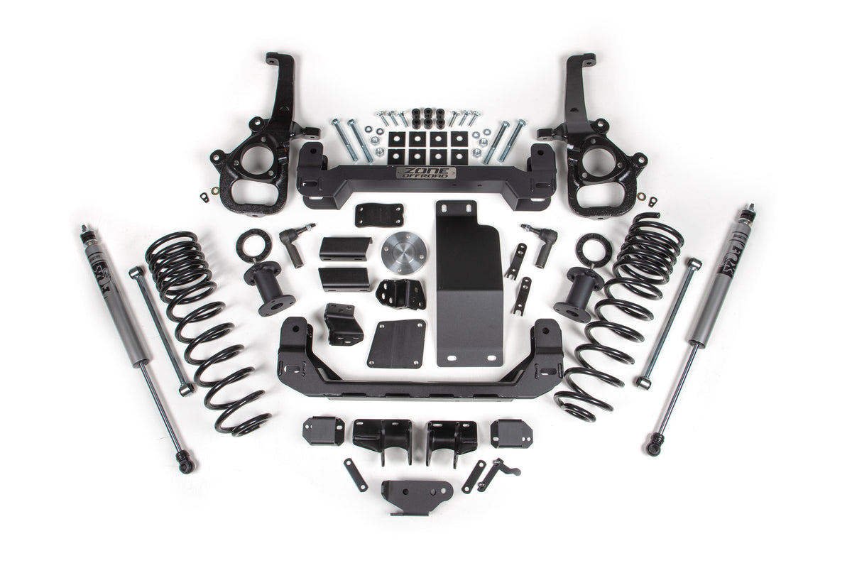 6 Inch Lift Kit for 2025 Ram 1500 4WD 6 Inch Front 5 Inch Rear Suspension Lift System Large Bore Zone Offroad-6