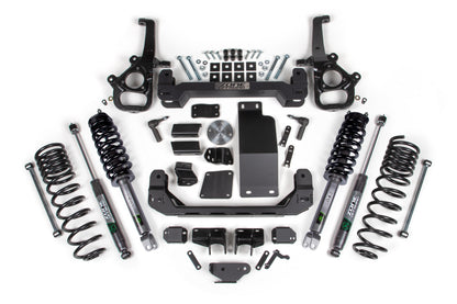 25-26 Ram 1500 4WD 6 Inch Suspension Lift Kit (Large Bore), 5 Inch Rear Lift, Coil Spring - Nitro Loaded Struts, Nitro Shocks Zone Offroad-6