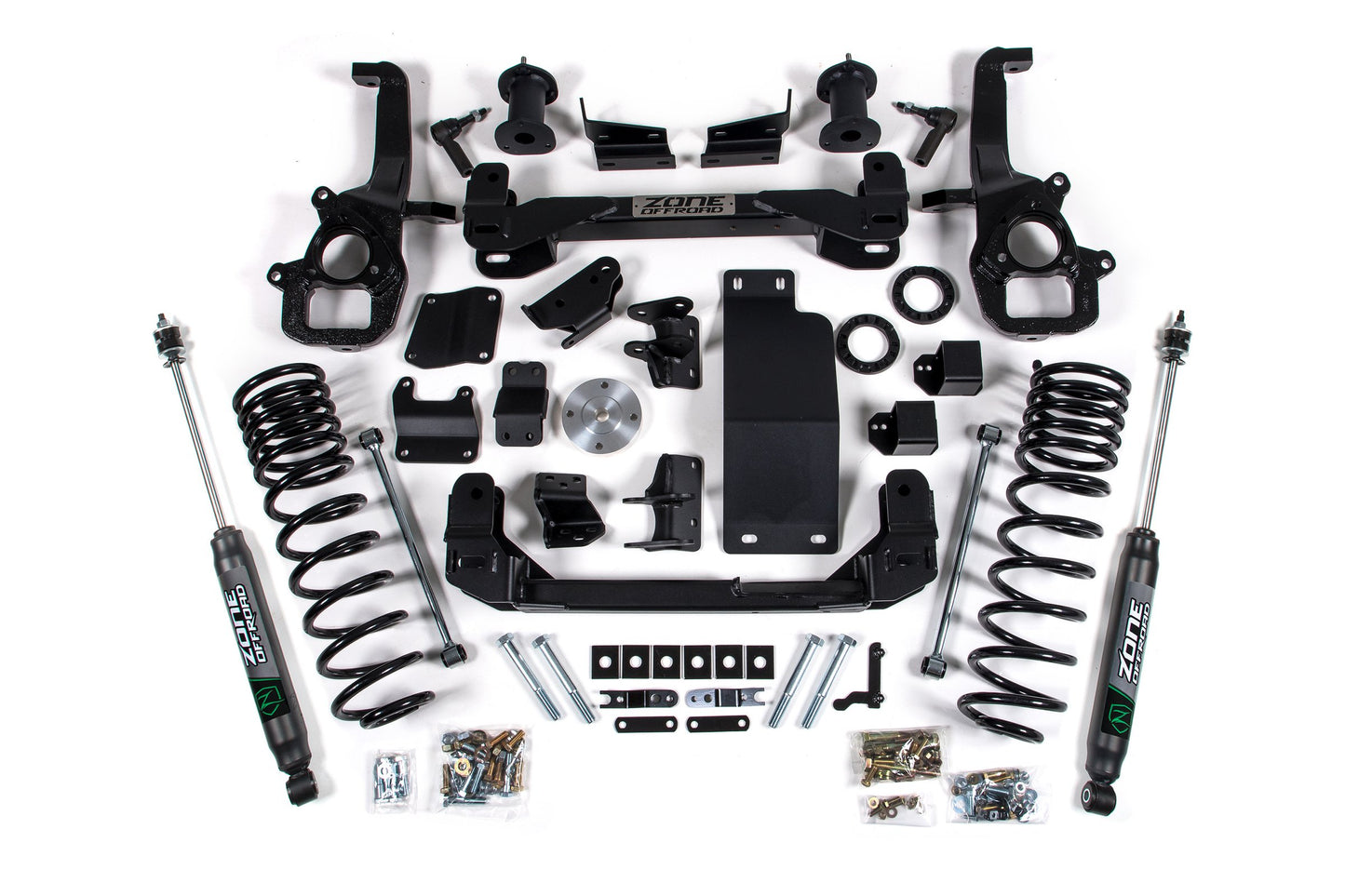 6 Inch Lift Kit for 2025 Ram 1500 4WD 6 Inch Front 5 Inch Rear Suspension Lift System Large Bore Zone Offroad-1