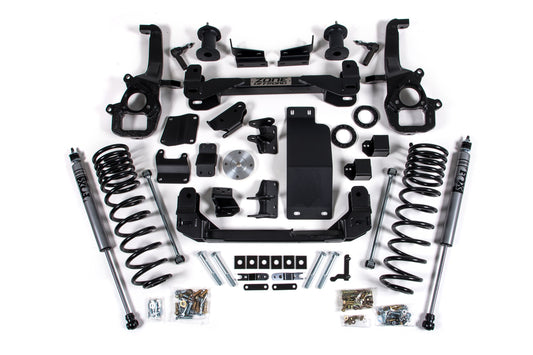4 Inch Lift Kit for 2025 Ram 1500 4WD 4 Inch Front 3 Inch Rear Suspension Lift System Standard Bore Zone Offroad