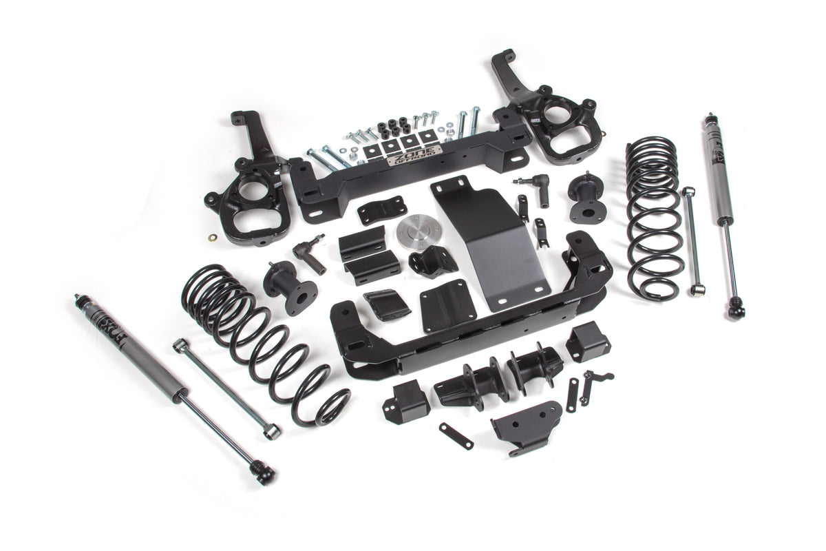 4 Inch Lift Kit for 2025 Ram 1500 4WD 4 Inch Front 3 Inch Rear Suspension Lift System Standard Bore Zone Offroad-9