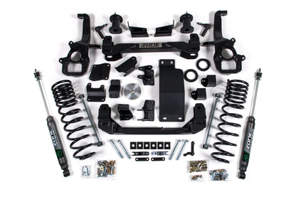 4 Inch Lift Kit for 2025 Ram 1500 4WD 4 Inch Front 3 Inch Rear Suspension Lift System Standard Bore Zone Offroad-1