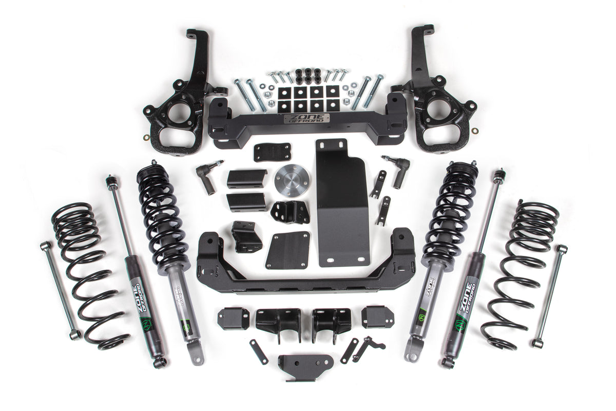 4 Inch Lift Kit for 2025 Ram 1500 4WD 4 Inch Front 3 Inch Rear Suspension Lift System Standard Bore Zone Offroad-11