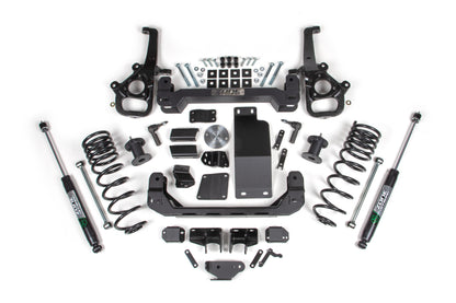 4 Inch Lift Kit for 2025 Ram 1500 4WD 4 Inch Front 3 Inch Rear Suspension Lift System Standard Bore Zone Offroad-19