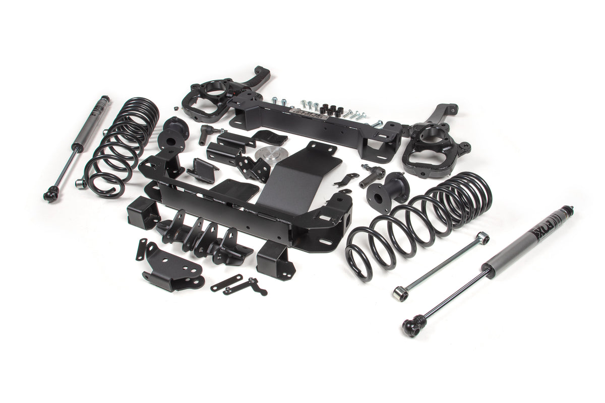 4 Inch Lift Kit for 2025 Ram 1500 4WD 4 Inch Front 3 Inch Rear Suspension Lift System Large Bore Zone Offroad-10