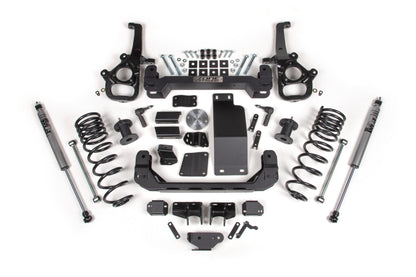 4 Inch Lift Kit for 2025 Ram 1500 4WD 4 Inch Front 3 Inch Rear Suspension Lift System Large Bore Zone Offroad-8