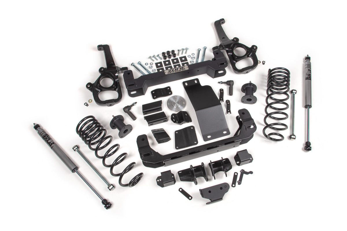 4 Inch Lift Kit for 2025 Ram 1500 4WD 4 Inch Front 3 Inch Rear Suspension Lift System Large Bore Zone Offroad-9