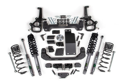 25-26 Ram 1500 4WD 4 Inch Suspension Lift Kit (Large Bore), 3 Inch Rear Lift, Coil Spring - Nitro Loaded Struts, Nitro Shocks Zone Offroad-8