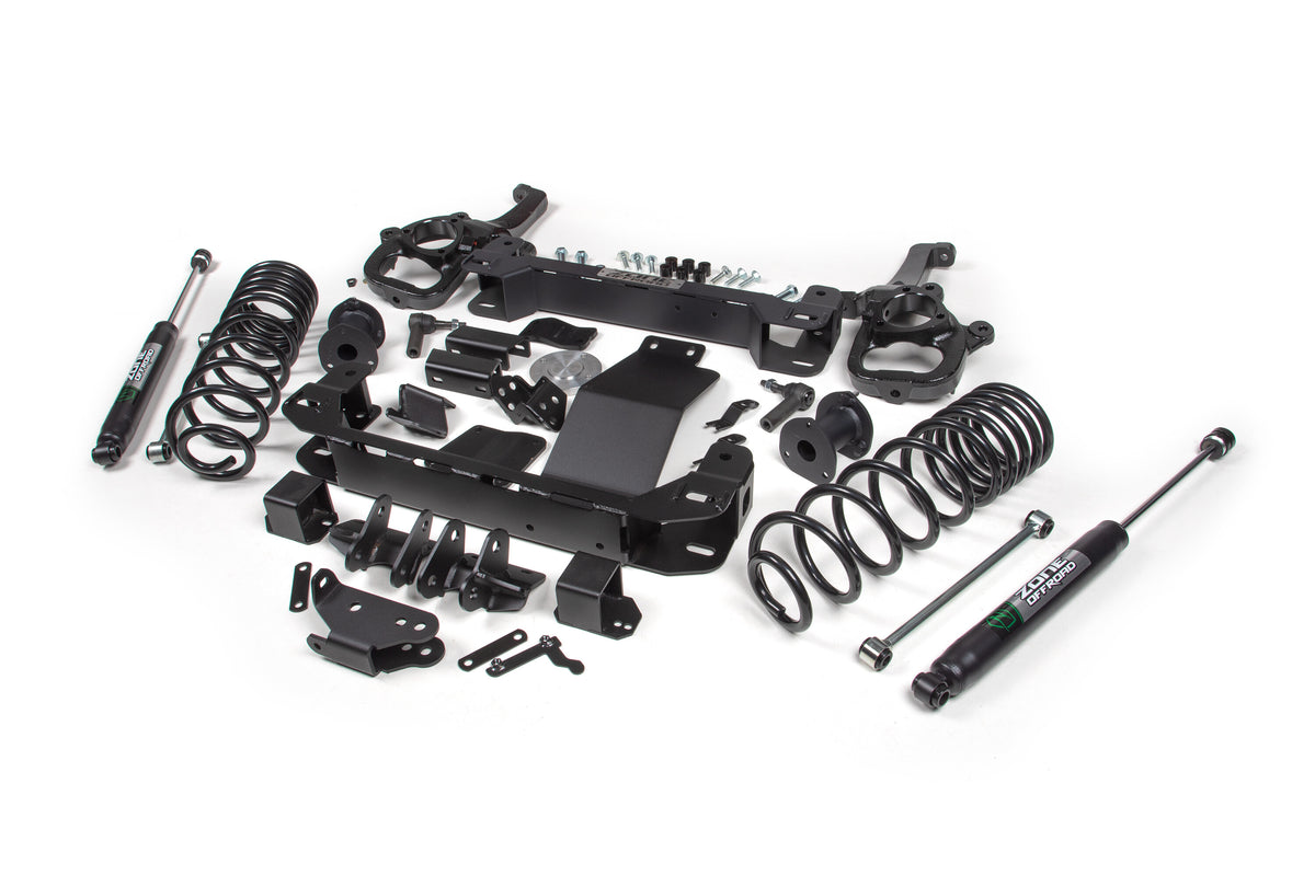 4 Inch Lift Kit for 2025 Ram 1500 4WD 4 Inch Front 3 Inch Rear Suspension Lift System Large Bore Zone Offroad-20
