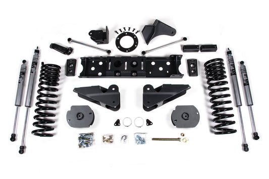 25-26 Ram 2500 4WD (Diesel) 4 Inch Radius Arm Suspension Lift Kit, 2.5 Inch Rear Lift, Spacer - Nitro Shocks Zone Offroad